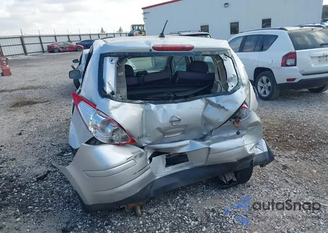 2007 Nissan Versa 1.8S из США, поврежденный, VIN 3N1BC13EX7L454723